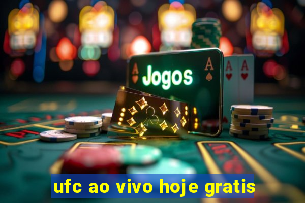 ufc ao vivo hoje gratis