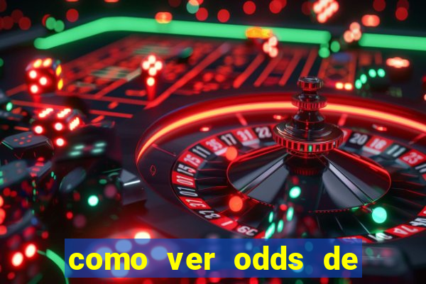 como ver odds de jogos passados