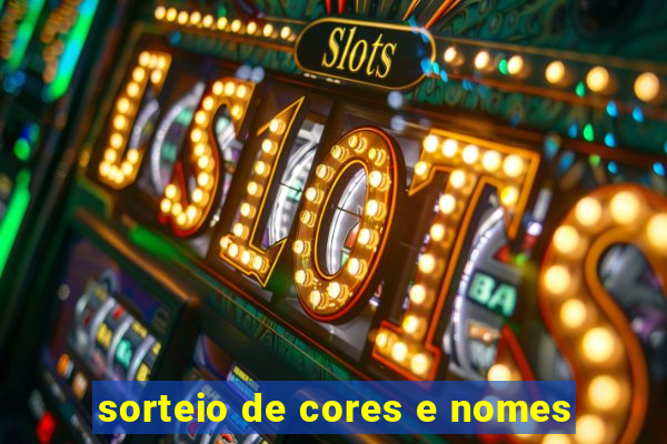 sorteio de cores e nomes