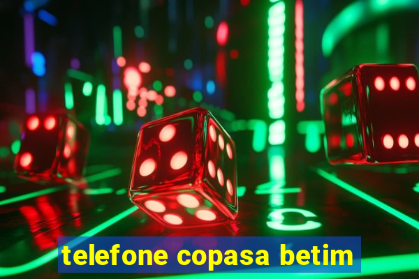 telefone copasa betim