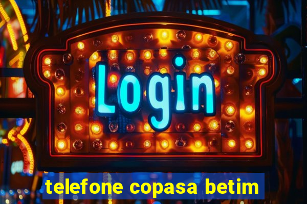 telefone copasa betim