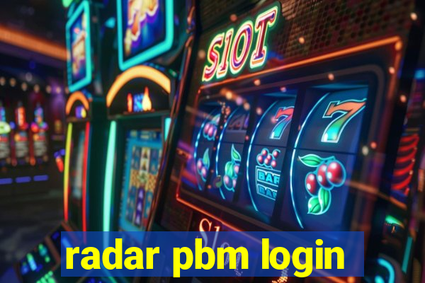 radar pbm login