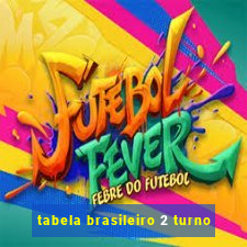 tabela brasileiro 2 turno