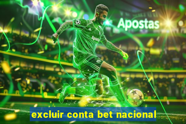 excluir conta bet nacional