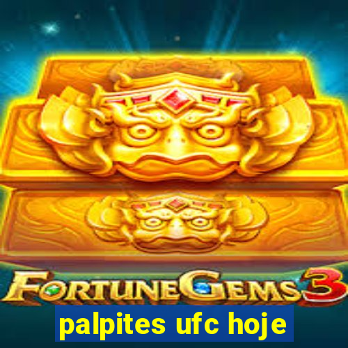 palpites ufc hoje