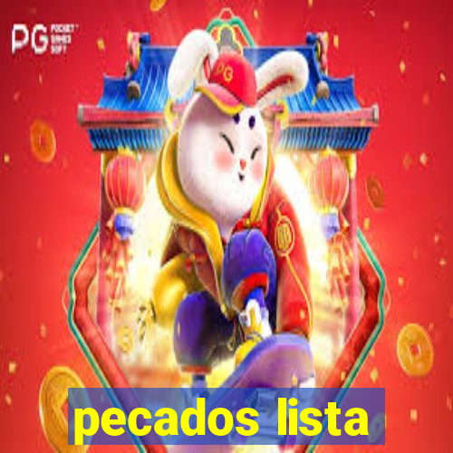 pecados lista