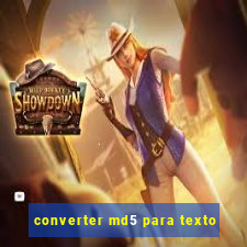 converter md5 para texto