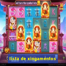 lista de xingamentos