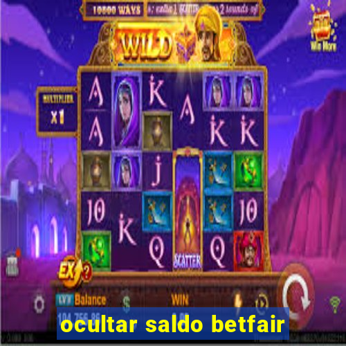 ocultar saldo betfair