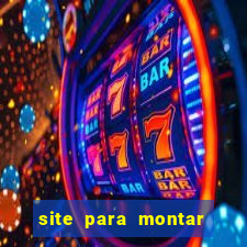 site para montar time de futebol