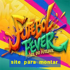 site para montar time de futebol