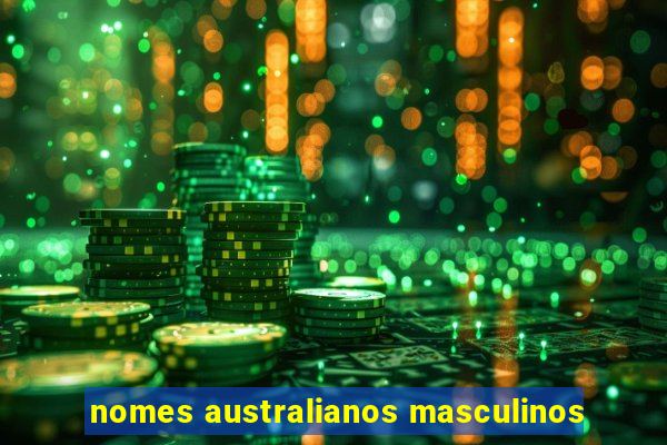 nomes australianos masculinos