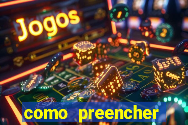 como preencher recibo de pagamento