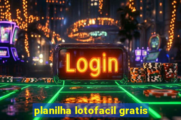 planilha lotofacil gratis