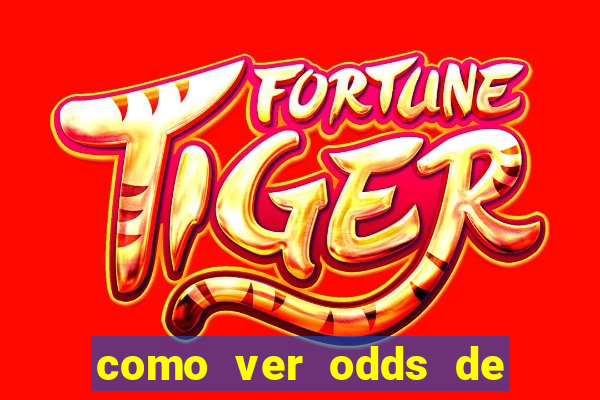 como ver odds de jogos passados