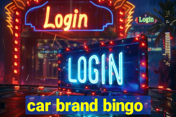 car brand bingo