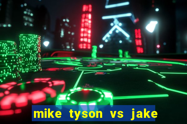 mike tyson vs jake paul assistir online