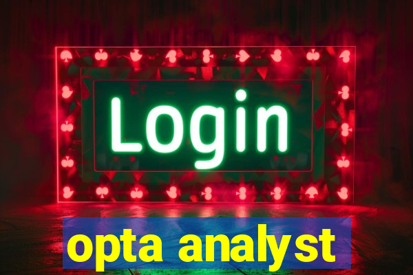 opta analyst