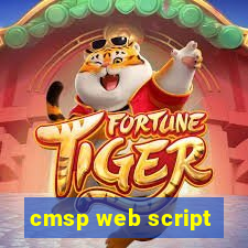 cmsp web script