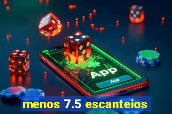 menos 7.5 escanteios