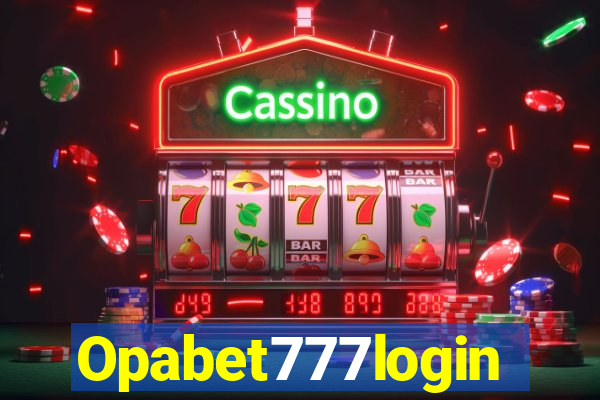 Opabet777login