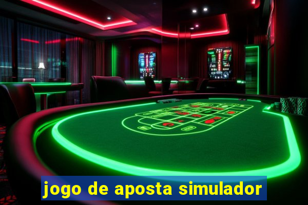 jogo de aposta simulador