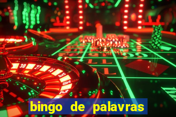 bingo de palavras de natal