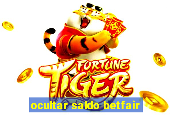 ocultar saldo betfair