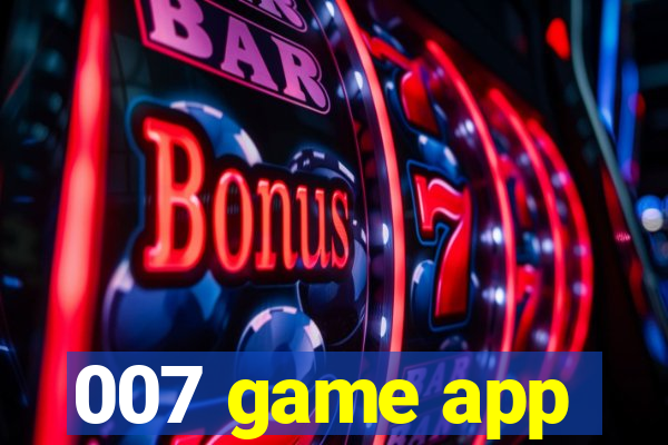 007 game app