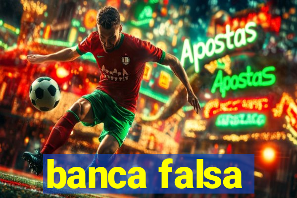 banca falsa