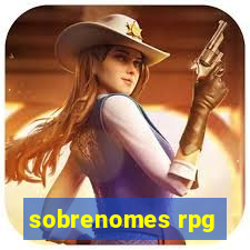 sobrenomes rpg